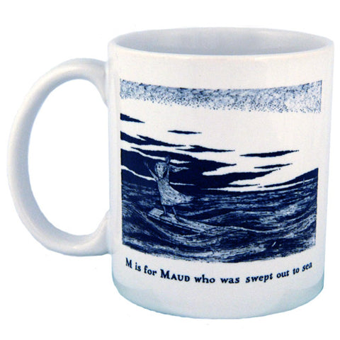 M is for Maud who was swept out to sea Mug - GoreyStore