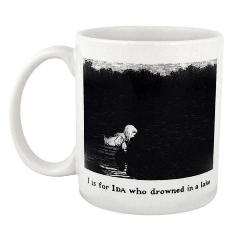 I is for Ida who drowned in a lake Mug - GoreyStore