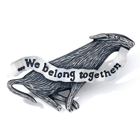 We Belong Together Pin Sterling Silver - GoreyStore