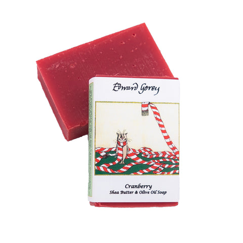 Cranberry Scarf Cat Soap Bar - GoreyStore