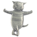 Cat About Town Pin Sterling Silver - GoreyStore