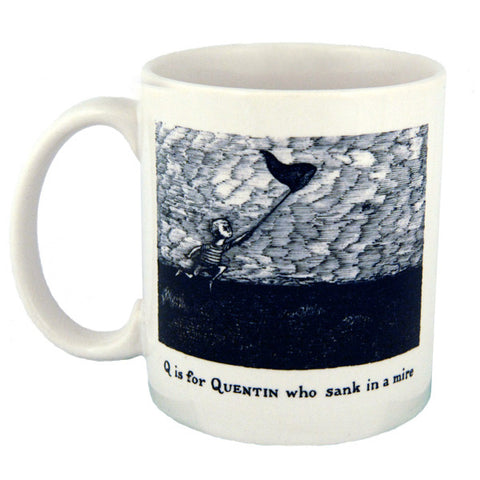 Q is for Quentin who sank in a mire Mug - GoreyStore