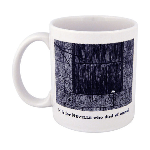 N is for Neville who died of ennui Mug - GoreyStore