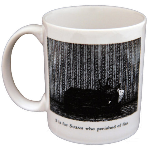 S is for Susan who perished of fits Mug - GoreyStore