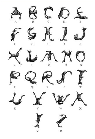 Figbash Alphabet Print - GoreyStore