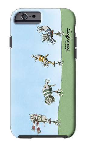 Cats on Unicycles iPhone Case - GoreyStore
