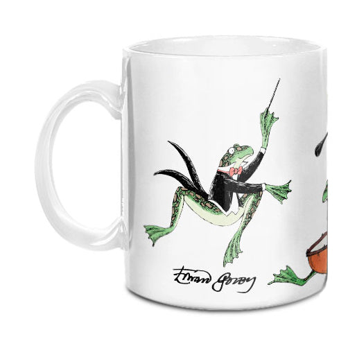 Symphony Frogs (Conductor / Timpani / Flute / Cello) Mug - GoreyStore