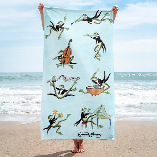 Symphony Frogs Towel - GoreyStore