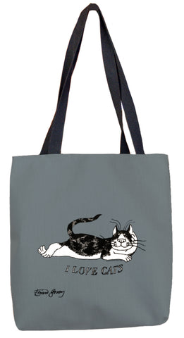 I Love Cats Tote Bag - GoreyStore