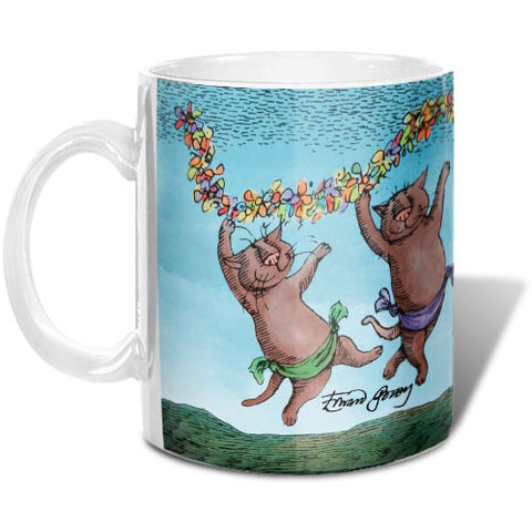Dancing Cats Mug - GoreyStore