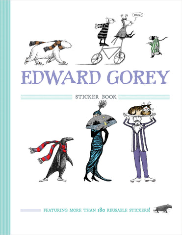 Libro de pegatinas de Edward Gorey