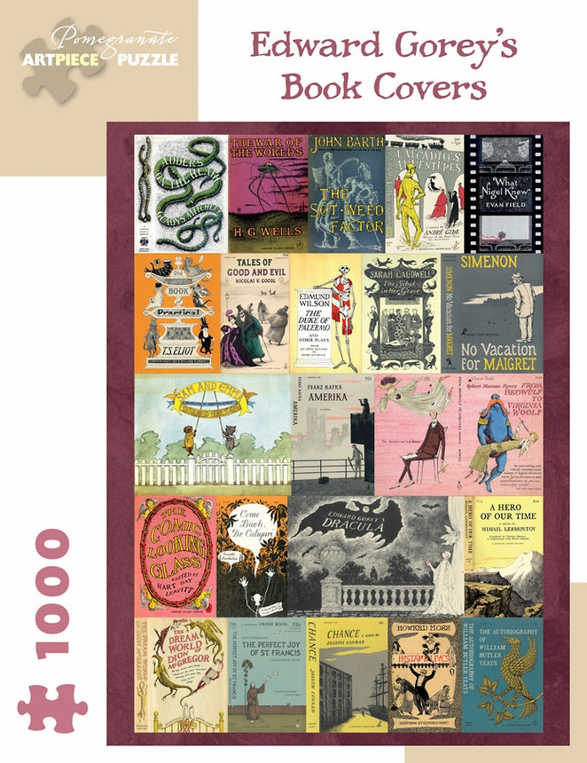 Book Covers Puzzle - GoreyStore