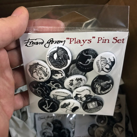 Edward Gorey Plays Pin Set – GoreyStore