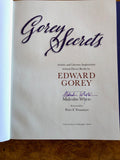 Gorey Secrets signed title page by Malcolm Whyte